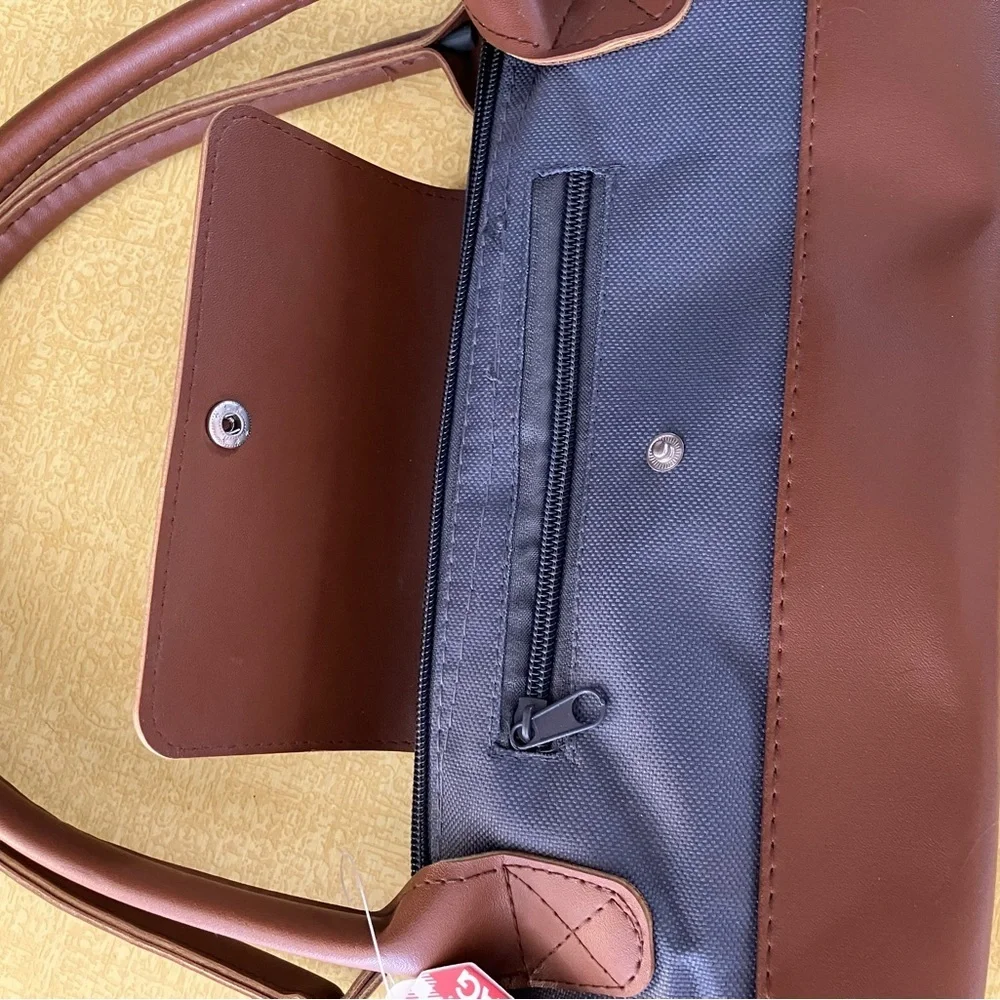 Samba Brown and Blue Insulated Wine Bag